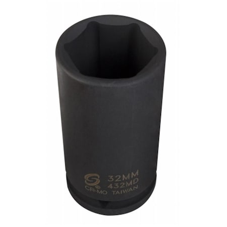 Cool Kitchen 50 in. Drive Deep 6 Point Impact Socket 17mm CO68203
